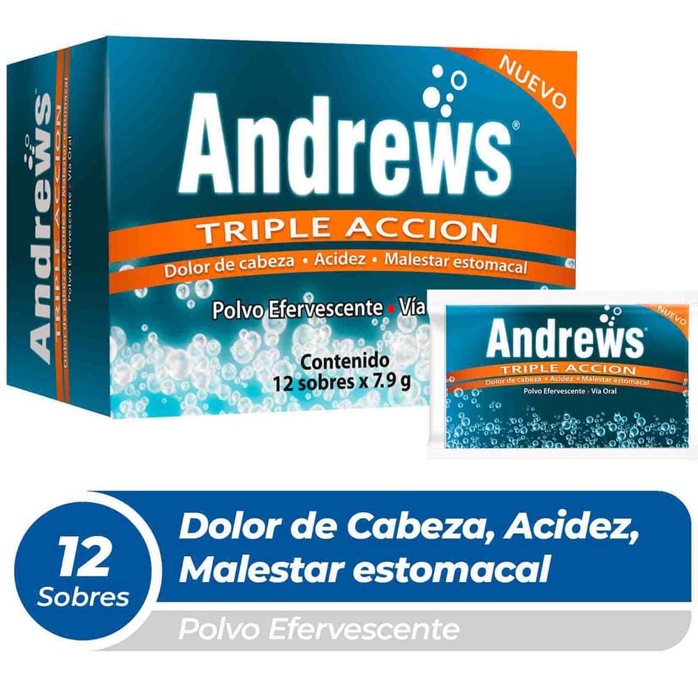 Sal de Andrews Triple Acción x12